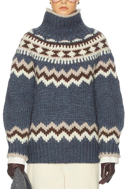 Fair Isle Style Sweater