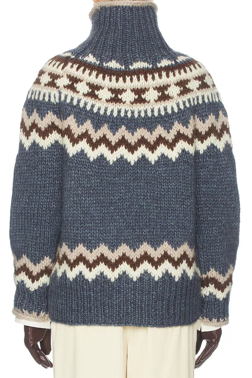 Fair Isle Style Sweater