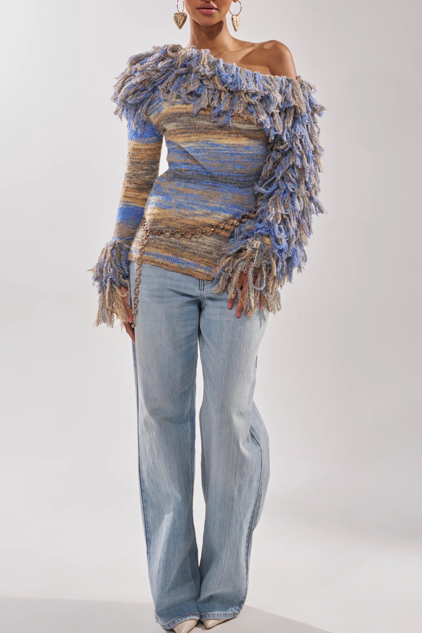 Chic Tassel Knit Sweater