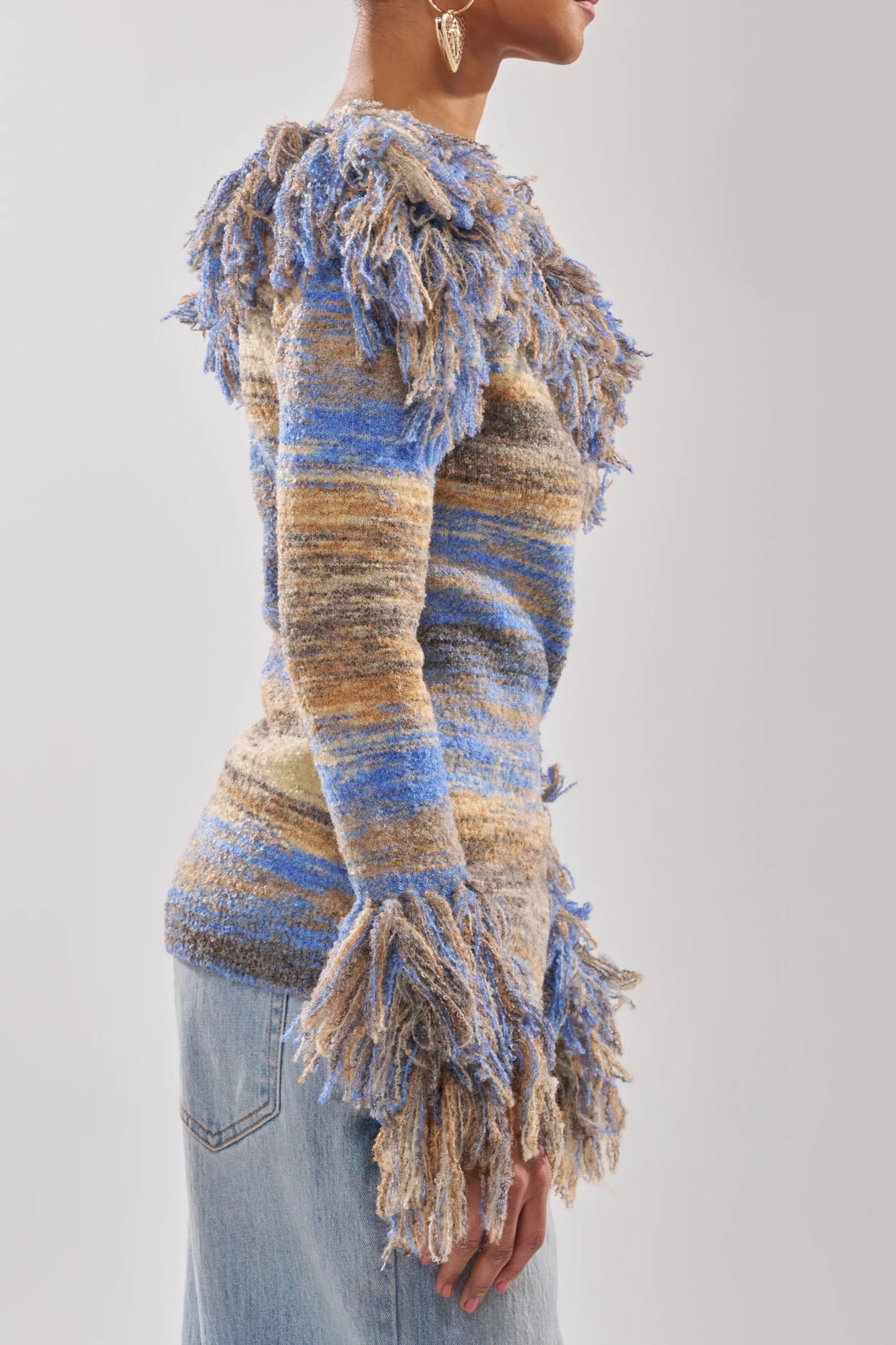 Chic Tassel Knit Sweater