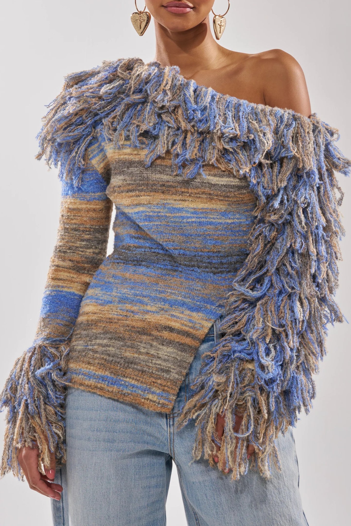 Chic Tassel Knit Sweater