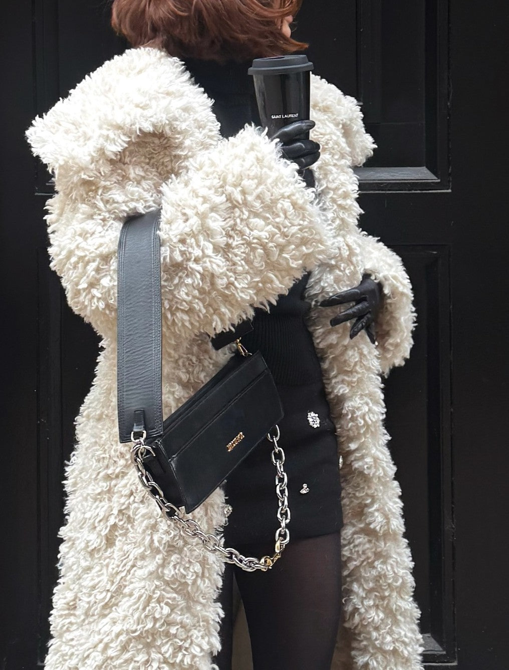 Fluffy Faux Fur Oversized Coat（Free shipping）