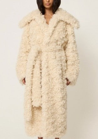 Fluffy Faux Fur Oversized Coat（Free shipping）