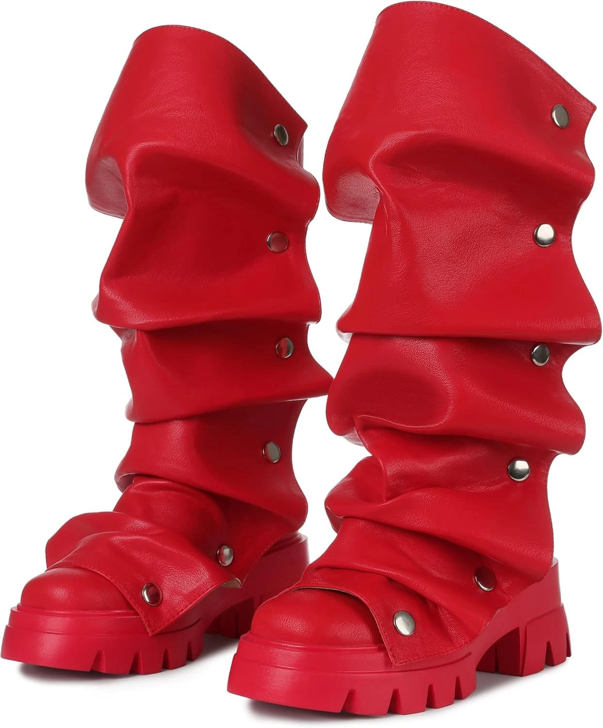 Women's Loose-fitting Foldable Knee-high Boots