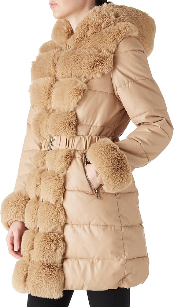 Long Hooded Thickened Down Jacket