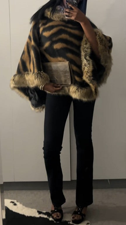 Leopard Print Luxury Shawl