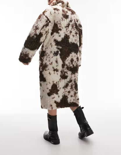 Double-sided Faux Lambskin Coat（Free shipping）