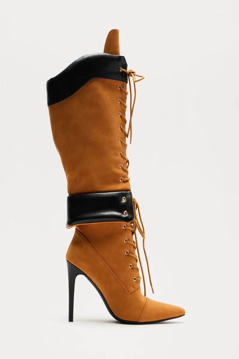 West Lace Up Boots（Free shipping）