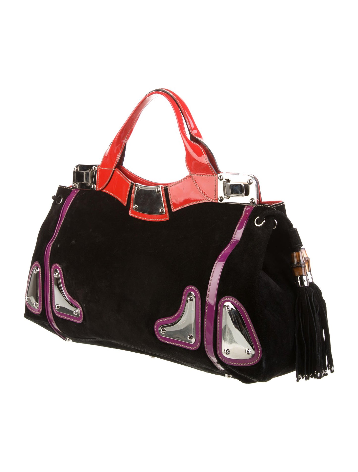 Medium Suede Race Tote