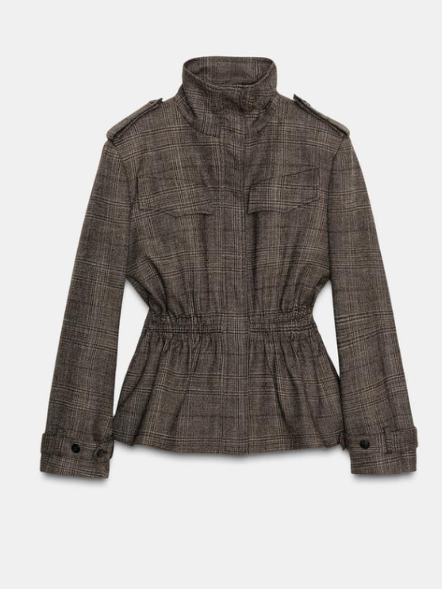 Tight Waist Striped Pants Set