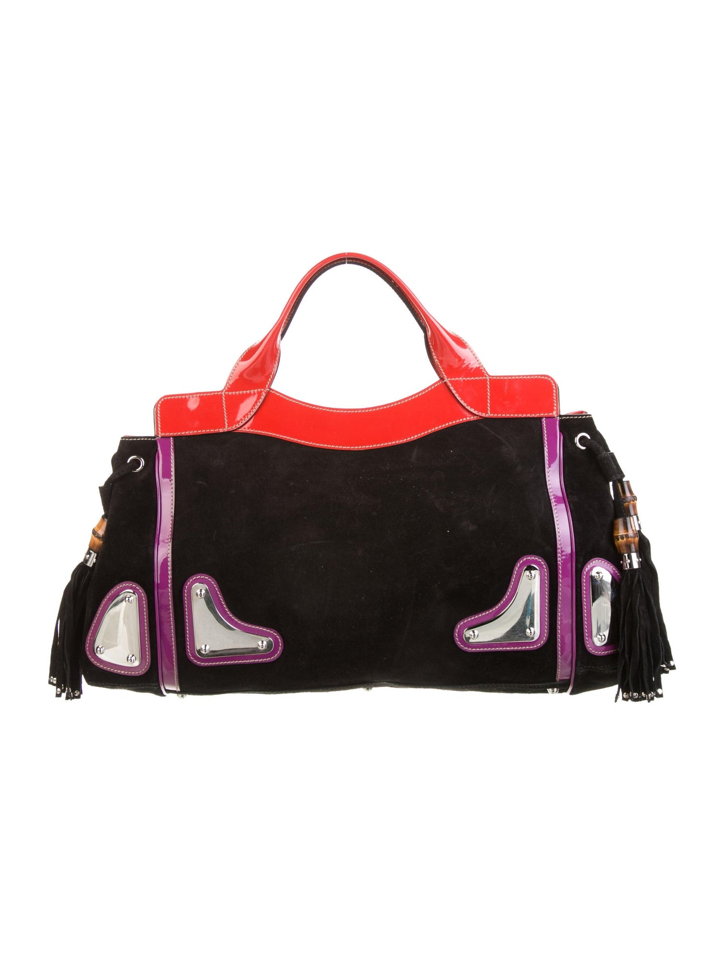 Medium Suede Race Tote