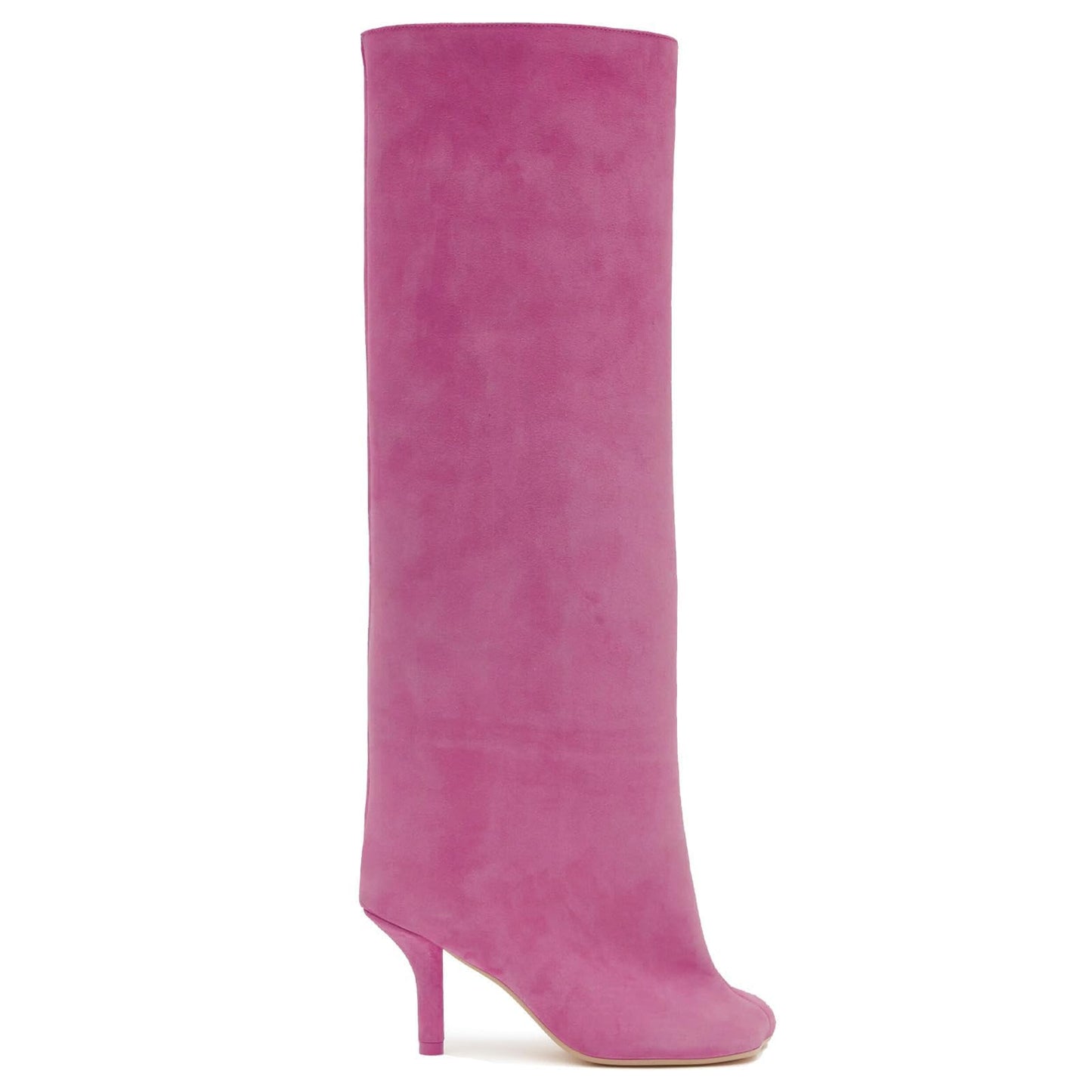 Women's Over-the-knee boots, Long Plush Square-toe Ankle Boots