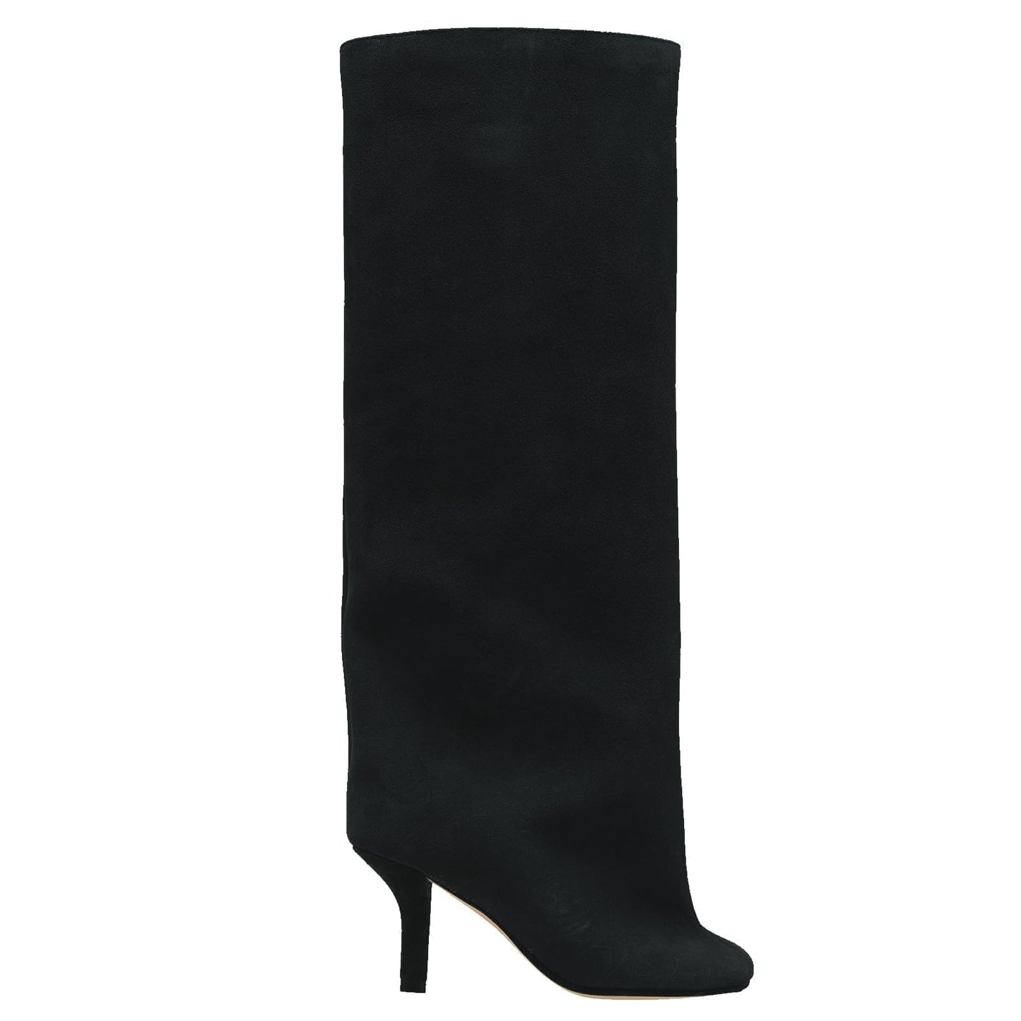 Women's Over-the-knee boots, Long Plush Square-toe Ankle Boots