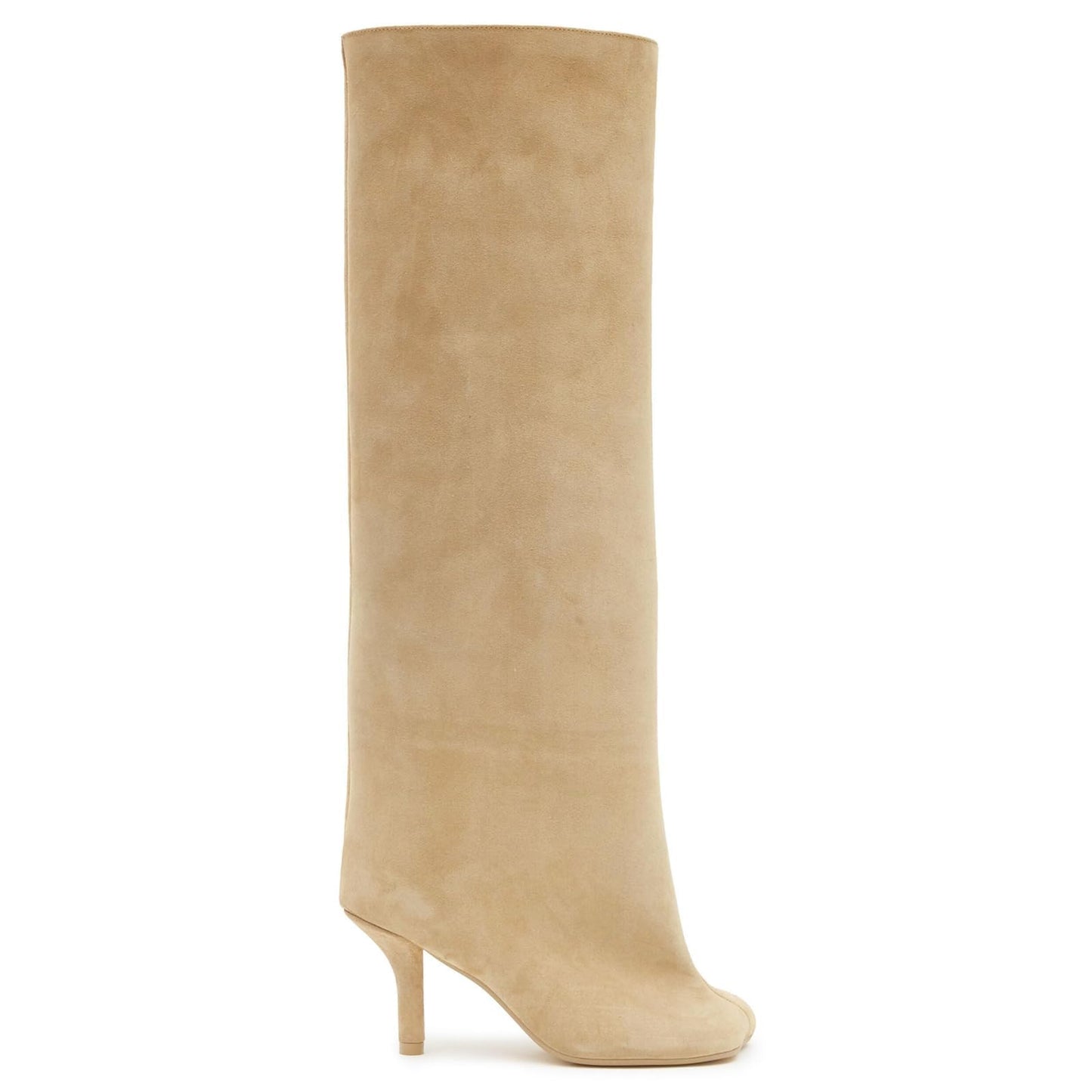 Women's Over-the-knee boots, Long Plush Square-toe Ankle Boots