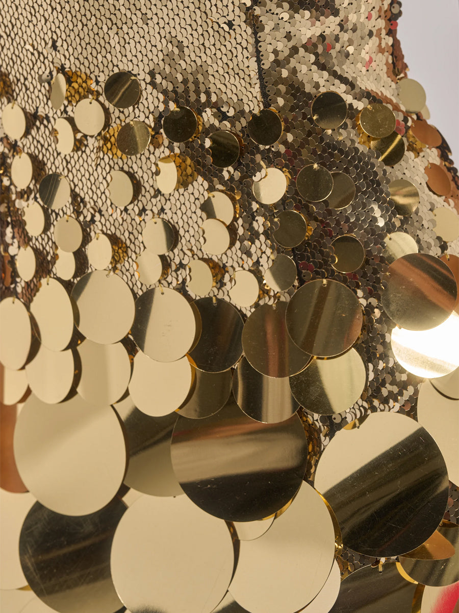 Sparkle Deep V Neck Sequined Party Mini Dress