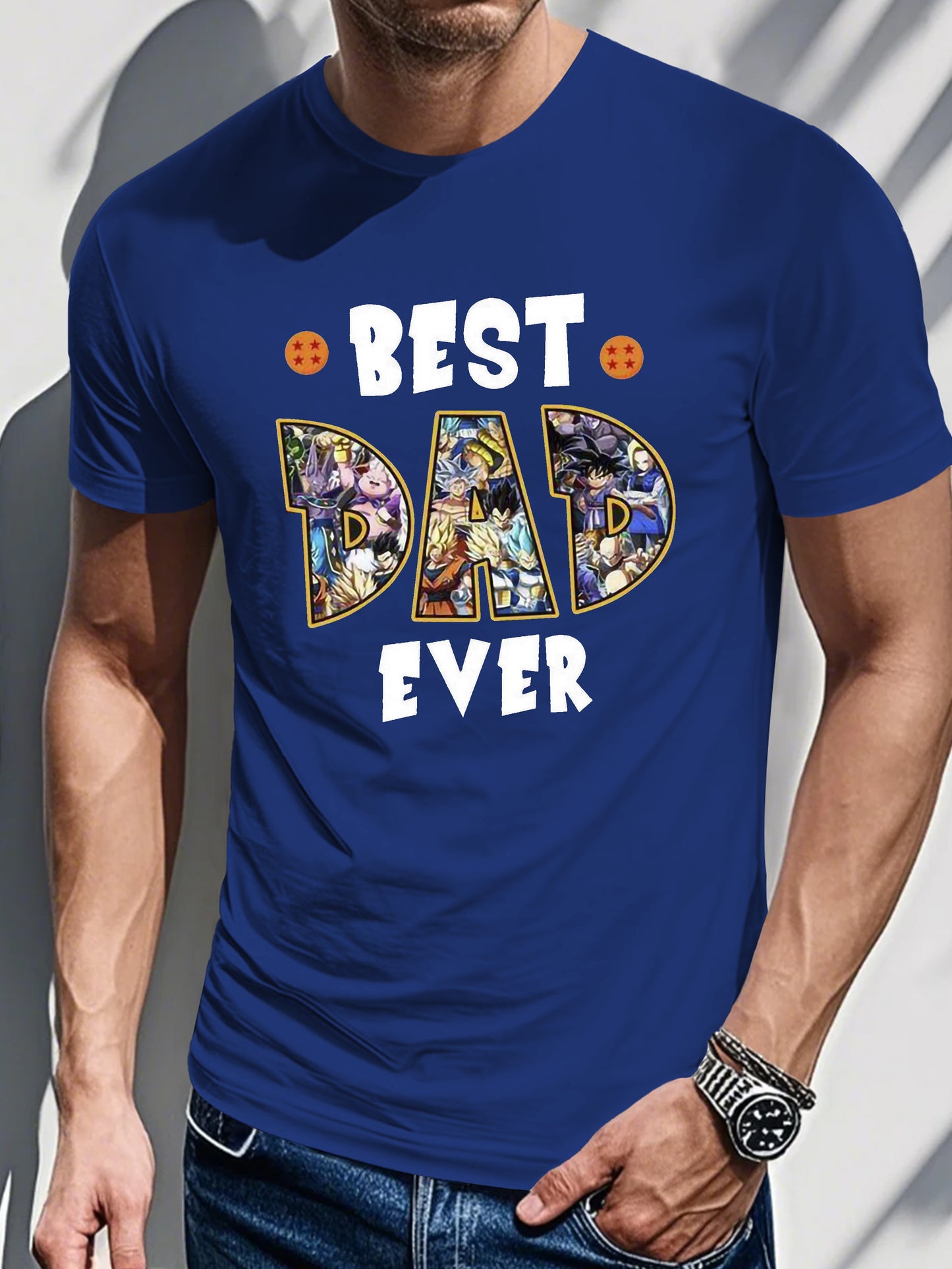 Best Dad Ever Dragon.Ball  Anime Unisex T-shirt Father Day Gift
