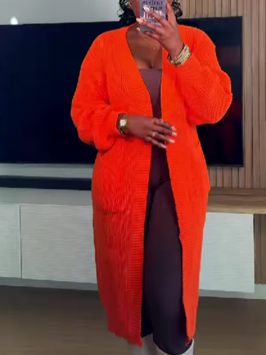 Long Knitted Cardigan