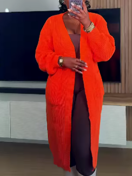 Long Knitted Cardigan