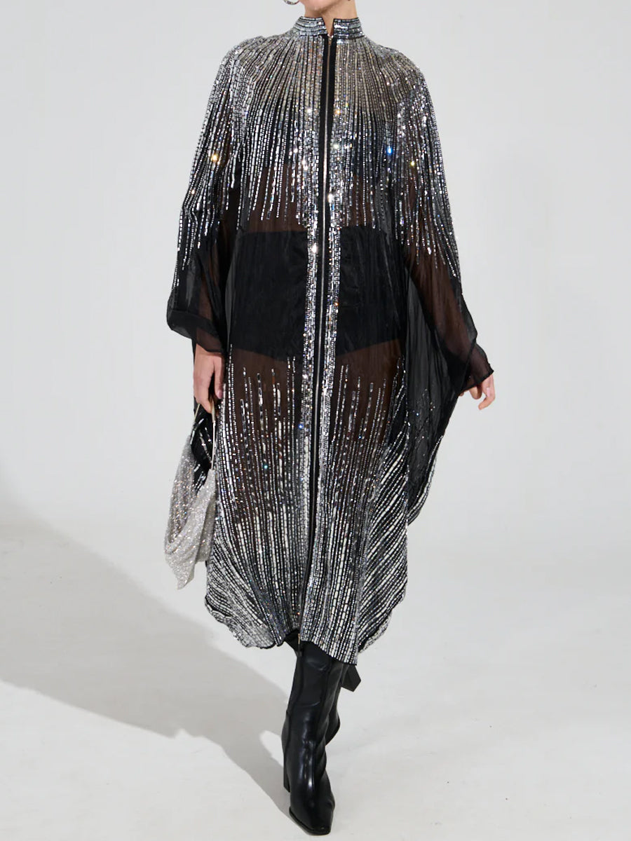 Sequined Sparkle Shine Blouse & Rhinestones Pants