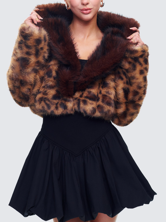 Leopard Plush Coat