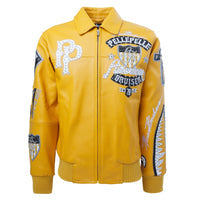 Vintage Embroidered Exquisite Leather Jacket
