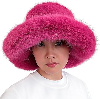 Warm Faux Fur Bucket Hat