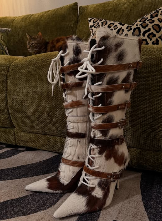 Fab Cowhide Boots