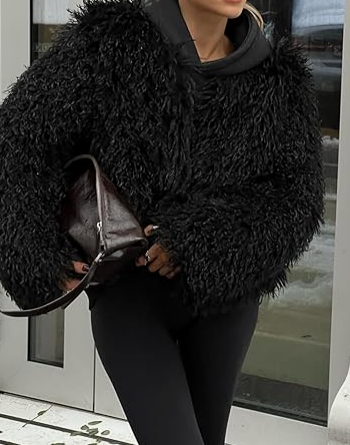 Faux Fur Fuzzy Jacket