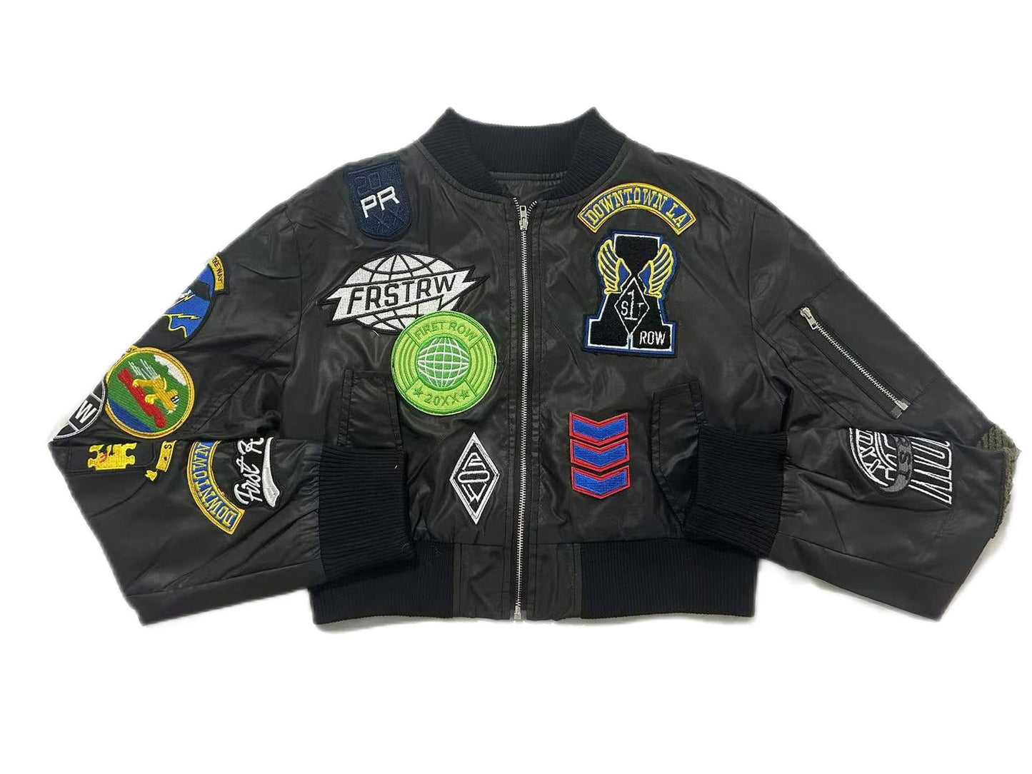 Fab Embroidered Bomber Jacket（Free shipping）