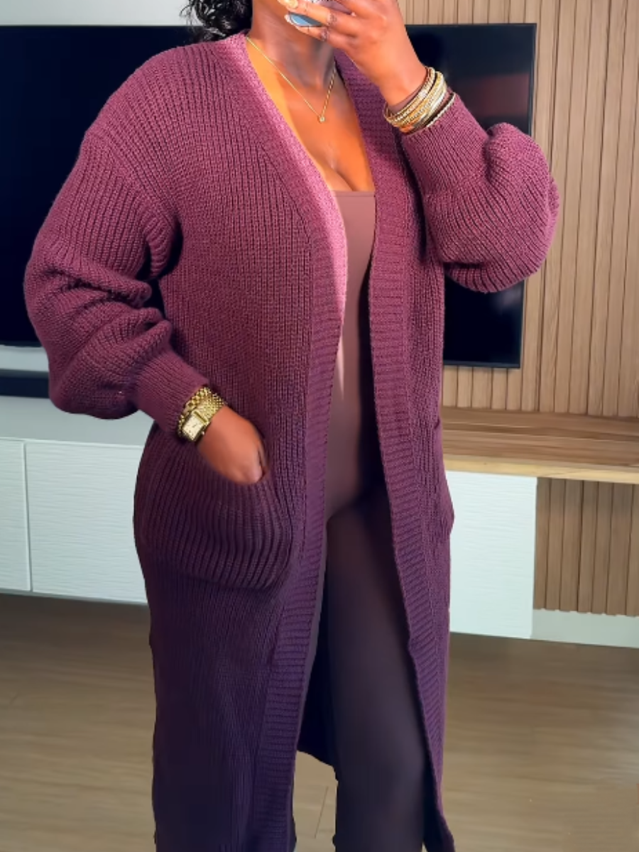 Long Knitted Cardigan