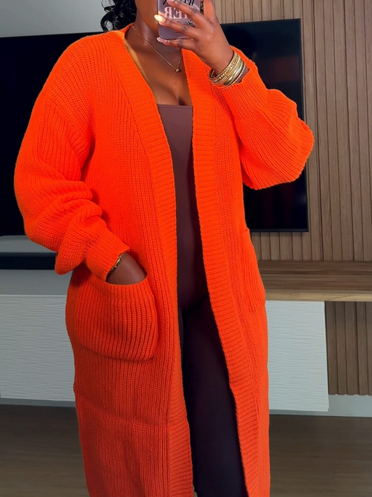 Long Knitted Cardigan