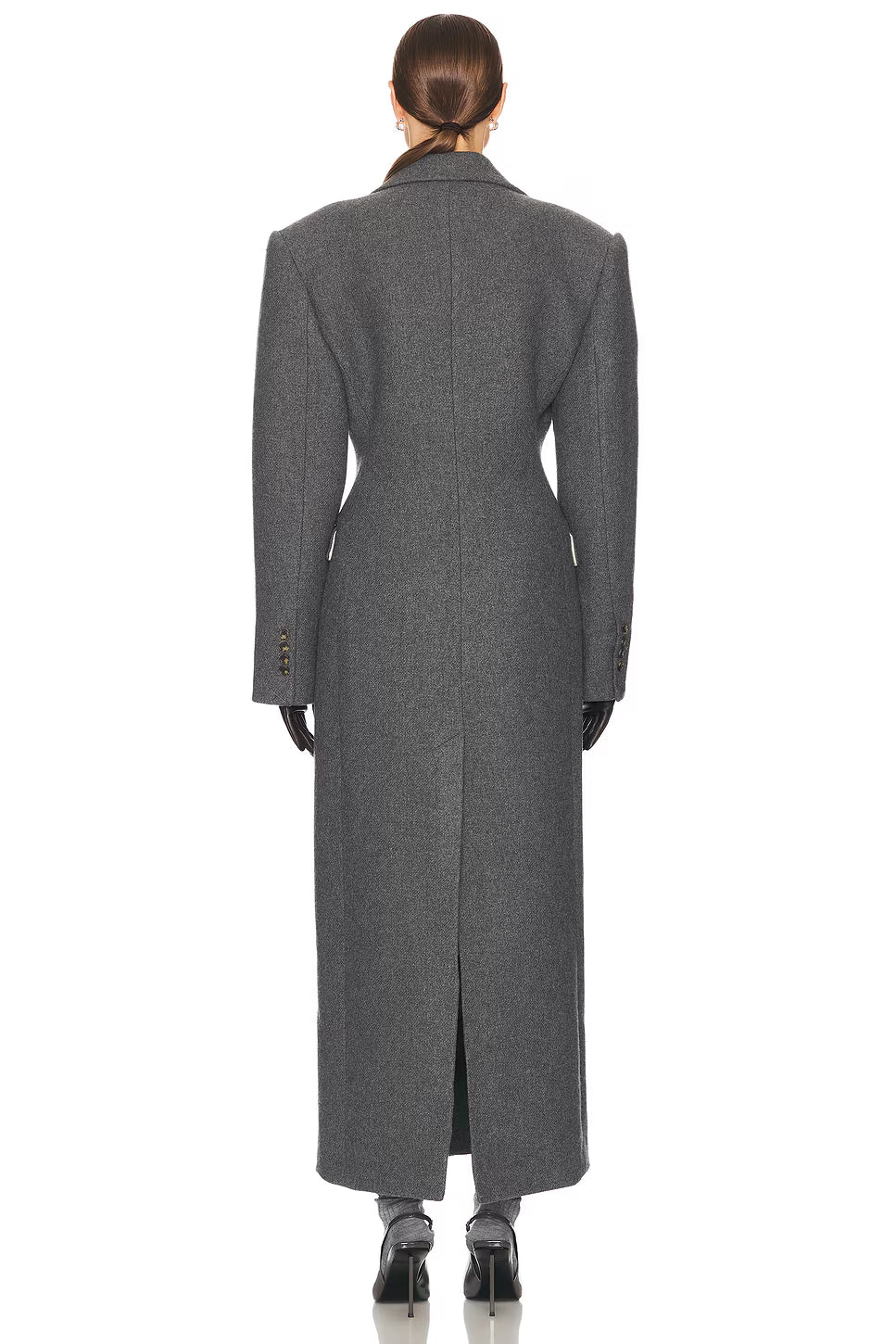Lightweight Wool Coat With A Structured Silhouette