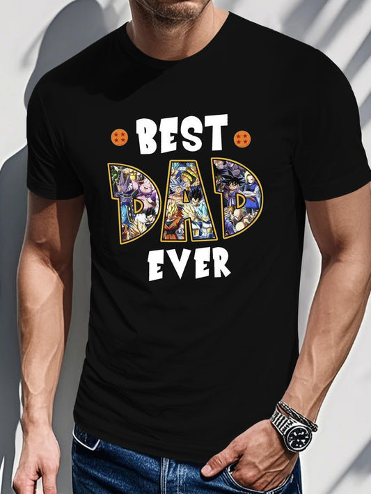 Best Dad Ever Dragon.Ball  Anime Unisex T-shirt Father Day Gift