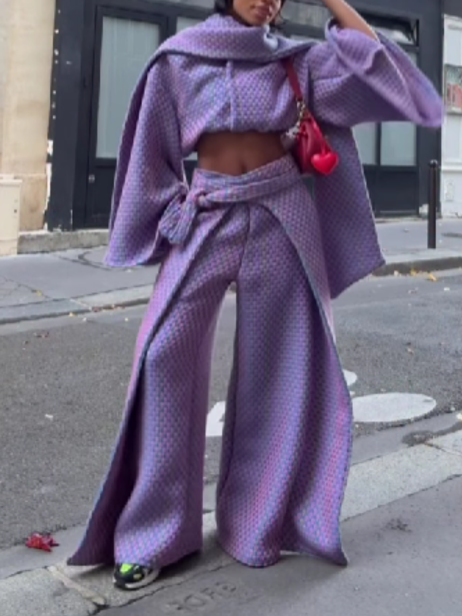 Fashion Trendy Pants Suit