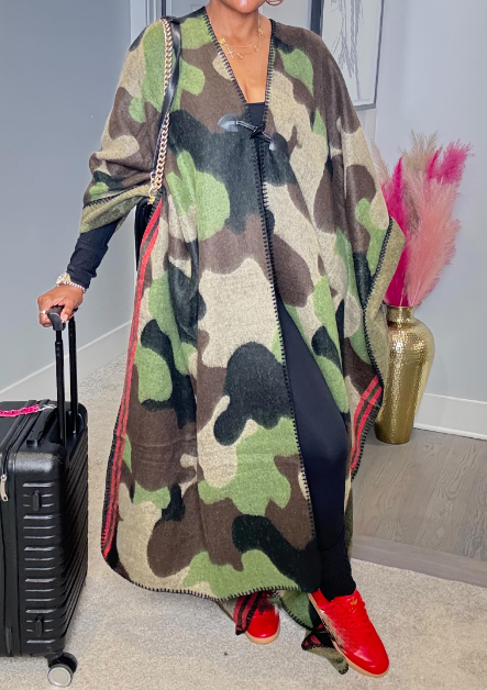 Camo Travel Comfort Poncho