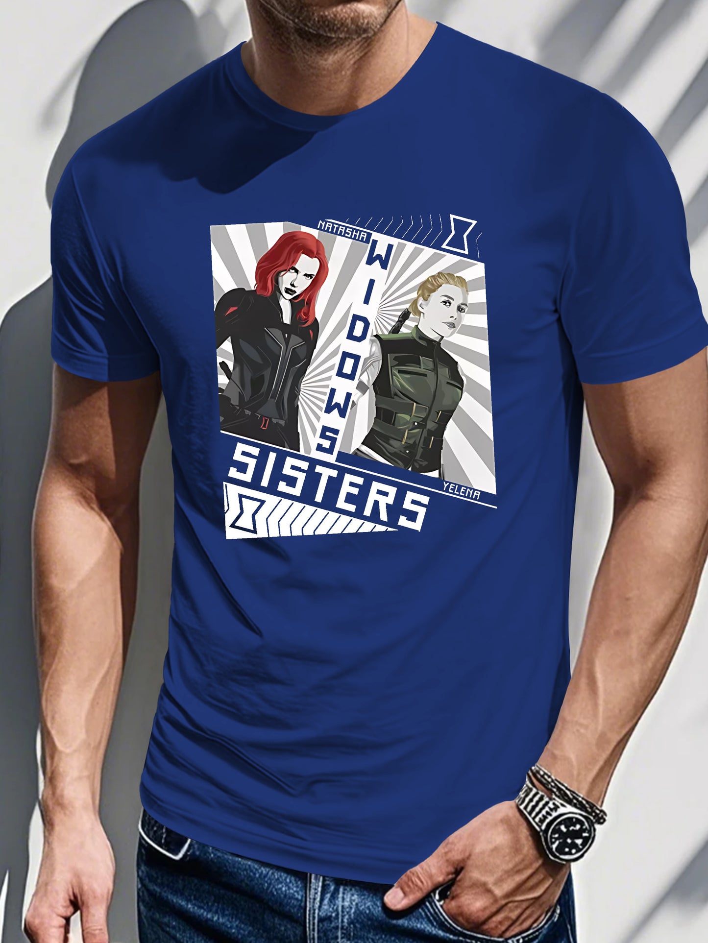 Black Widow Sisters Cartoon T-Shirt