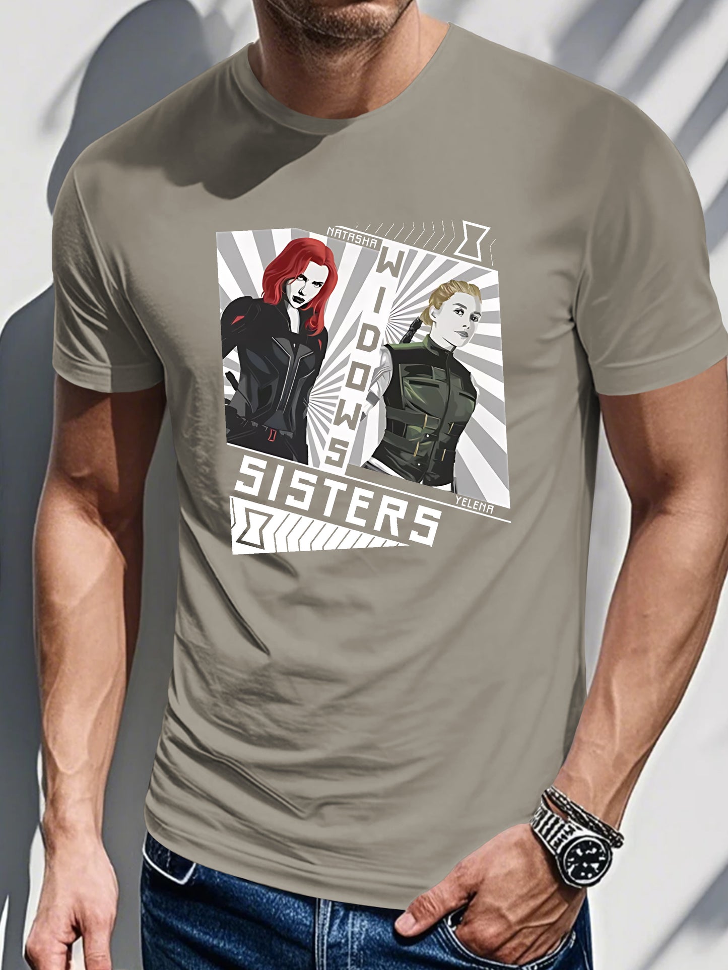 Black Widow Sisters Cartoon T-Shirt
