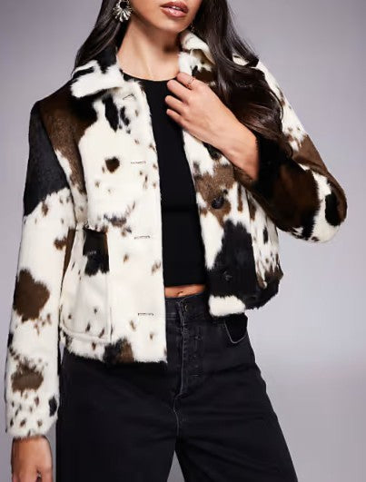 Cow Print Jacket