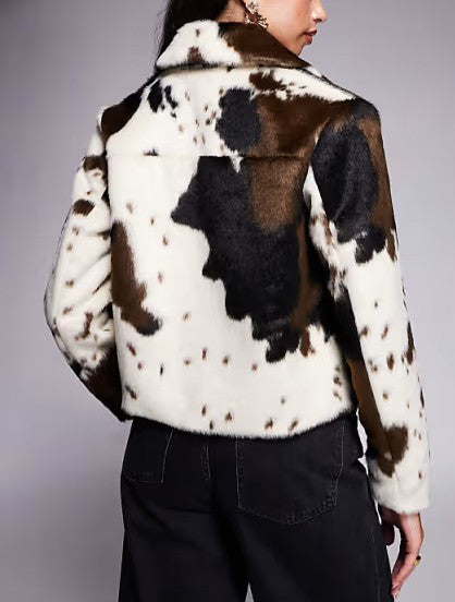 Cow Print Jacket