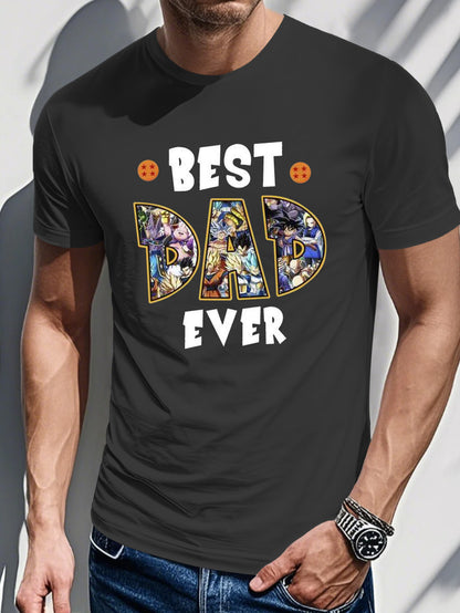 Best Dad Ever Dragon.Ball  Anime Unisex T-shirt Father Day Gift