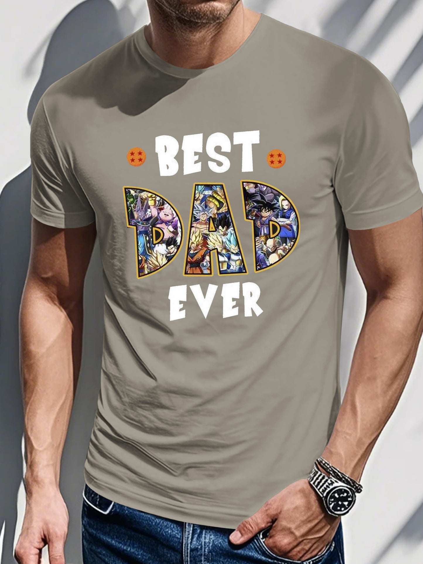 Best Dad Ever Dragon.Ball  Anime Unisex T-shirt Father Day Gift